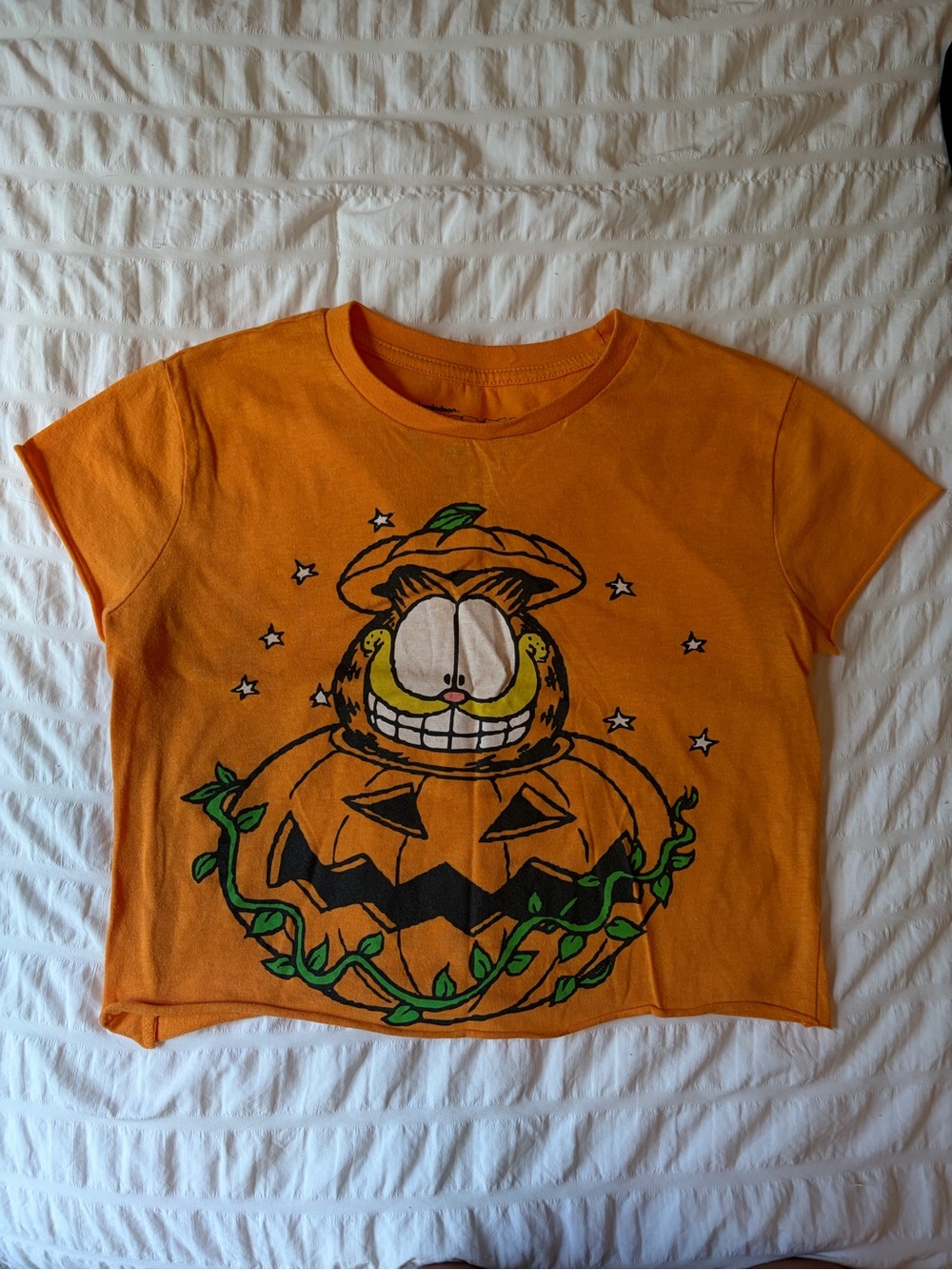 Halloween Garfield Pumpkin Baby Tee